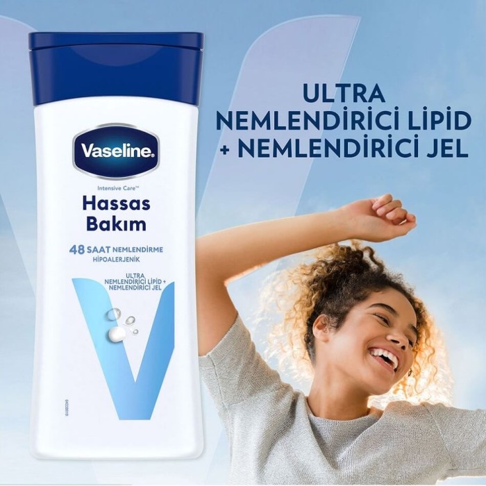 Vaseline Hassas Bakım Etkili Losyon 200 Ml - 4