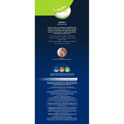 Vaseline Lip Aloe Nemlendirici Dudak Bakım Kremi 20 Gr - 4