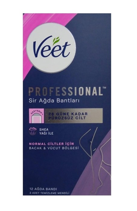 Veet Professional Ağda Bantları Normal Ciltler 12 Adet - 1