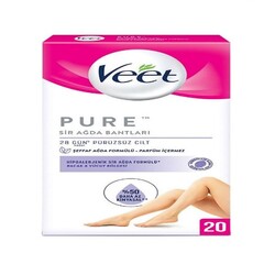 Veet Pure Bacak Sir Ağda Bandı 20'li - Veet