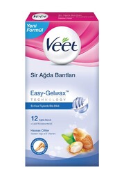 Veet Sir Ağda Bandı Hassas Ciltler 12'li - Veet