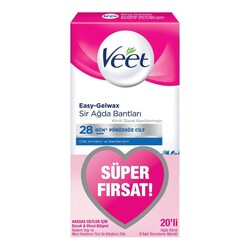 Veet - Veet Sir Ağda Bandı Hassas Ciltler 20'li Süper Fırsat