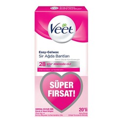 Veet - Veet Sir Ağda Bandı Normal Ciltler 20'li Süper Fırsat