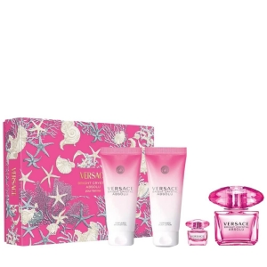 Versace Bright Crystal Absolu Kadın Parfüm Edp 90 Ml+Body Lotion 100 Ml+Shower Gel 100 Ml+Edp 5 Ml Set - Versace