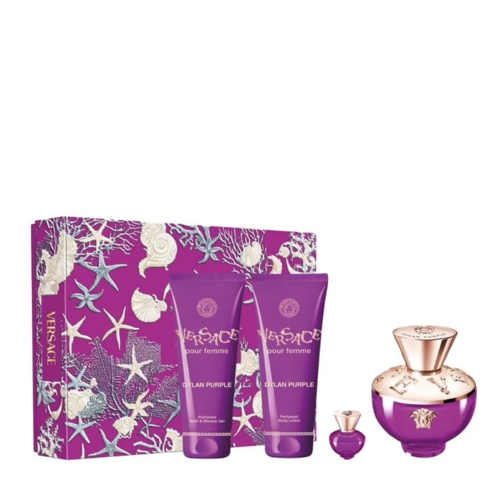 Versace Dylan Purple Kadın Parfüm Edp 100 Ml+Shower Gel 100 Ml+Body Lotion 100 Ml+Edp 5 Ml Set - 1