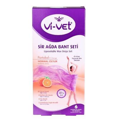 Vi-Vet Sir Ağda Bandı Seti Portakal Çiçek - 1