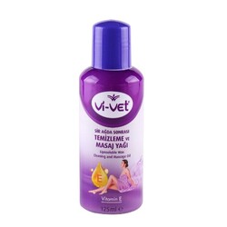 Vi-Vet - Vi-Vet Sir Ağda Sonrası Temizleme&Masaj Yağı E Vitamini 125 Ml