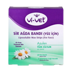 Vi-Vet Yüz Sir Ağda Bandı Azulen 24'lü - Vi-Vet