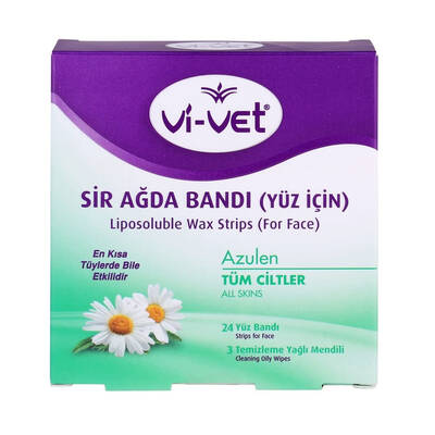 Vi-Vet Yüz Sir Ağda Bandı Azulen 24'lü - 1
