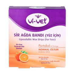 Vi-Vet - Vi-Vet Yüz Sir Ağda Bandı Portakallı 24'lü
