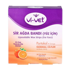 Vi-Vet Yüz Sir Ağda Bandı Portakallı 24'lü - Vi-Vet