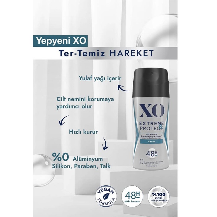 Xo Extreme&Protect Erkek Deodorant 150 Ml - 2